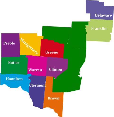 Different County Map